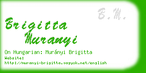 brigitta muranyi business card